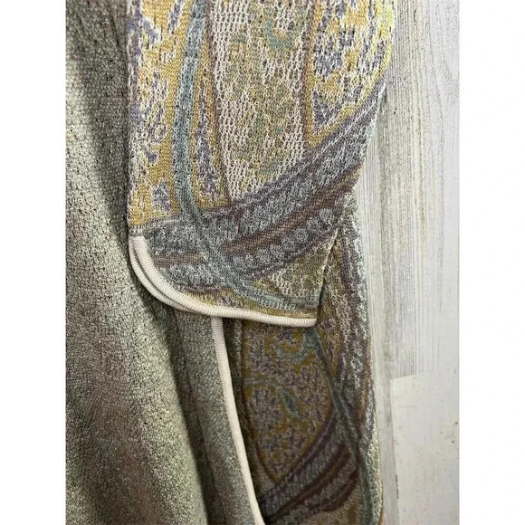 Peruvian Connection Women's‎ Paisley Cardigan Sweater Multicolor Size M - Picture 8 of 8